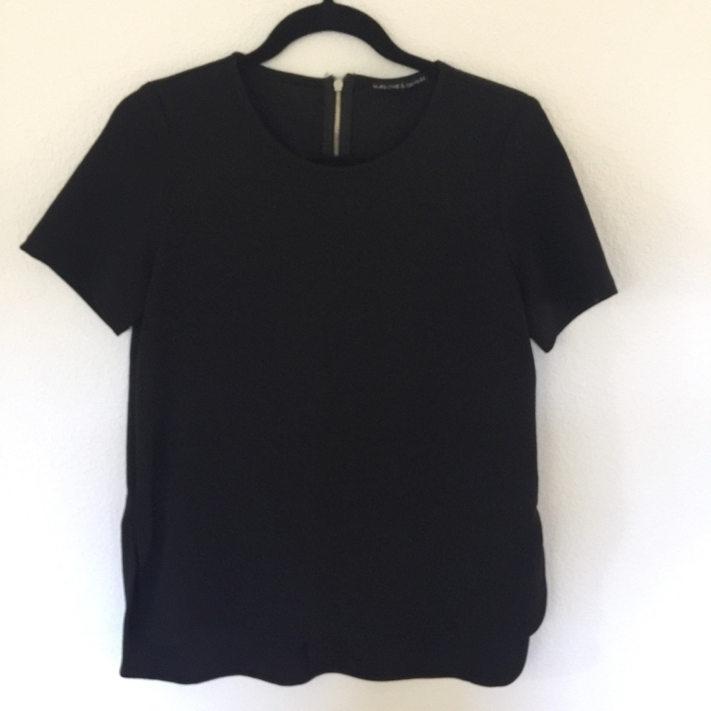 Harlowe & Graham blouse. Size small. Color black.